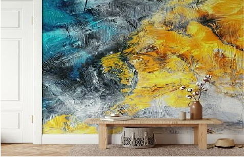 白玉墙面油画如何保养?