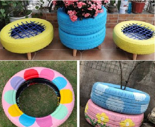 白玉墙体彩绘-变废为宝