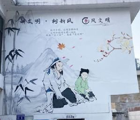  白玉分享几个墙绘保养知识。