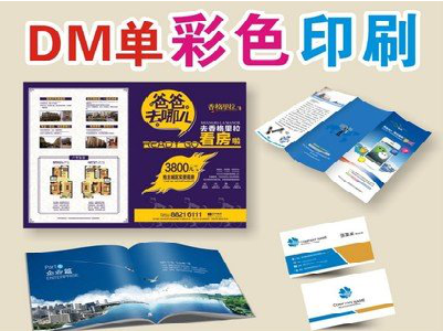 白玉单页印刷,色彩搭配简单。