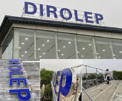  白玉楼顶发光字安装的注意事项。